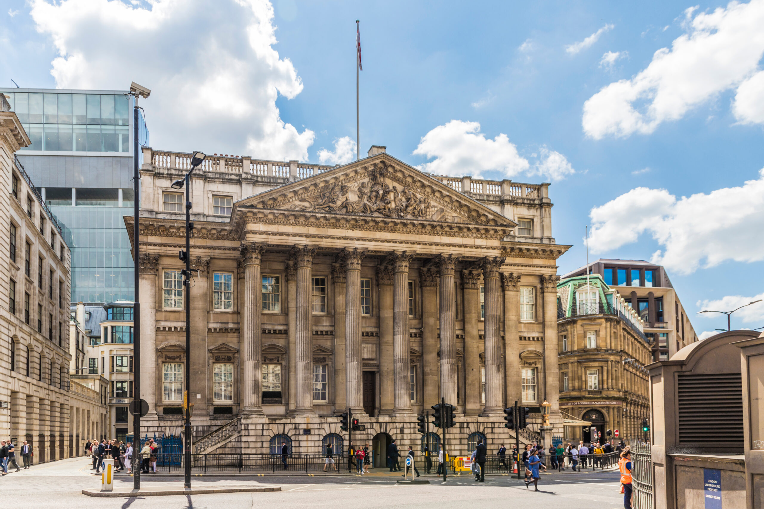 Mansion House London exterior view for Growth Unleashed at the Mansion House.