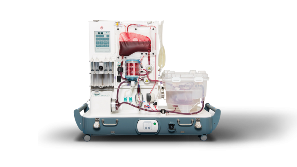 OrganOx Metra which uses normothermic machine perfusion to preserve human organs outside the body for longer than traditional methods used in organ transplantation.