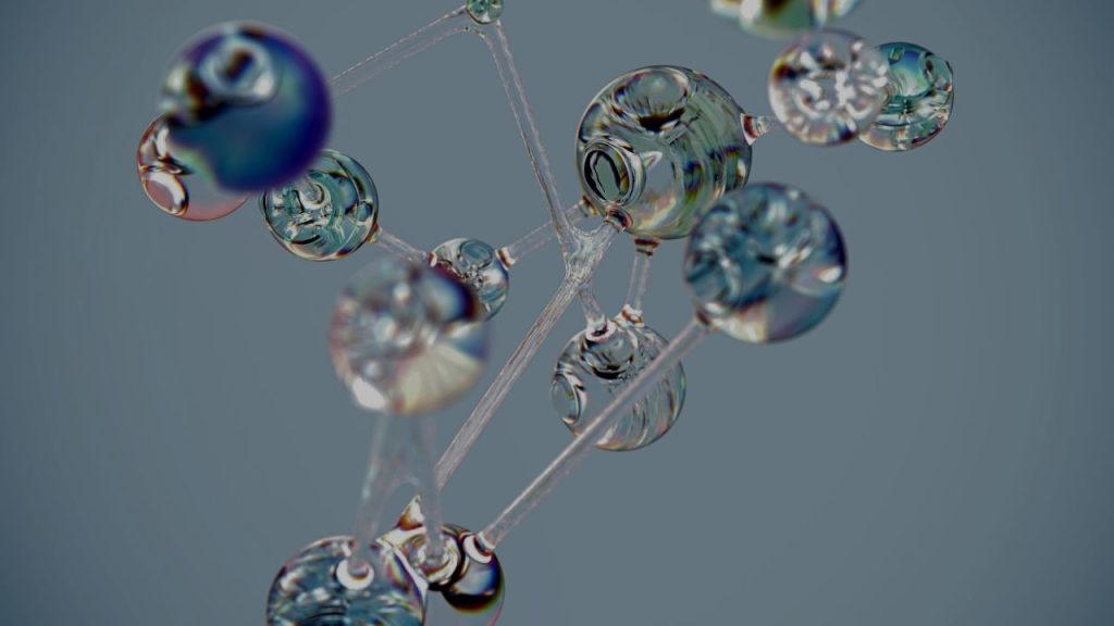 a computer-generated image which shows a neurological type structure to represent the creation of artificial intelligence systems.