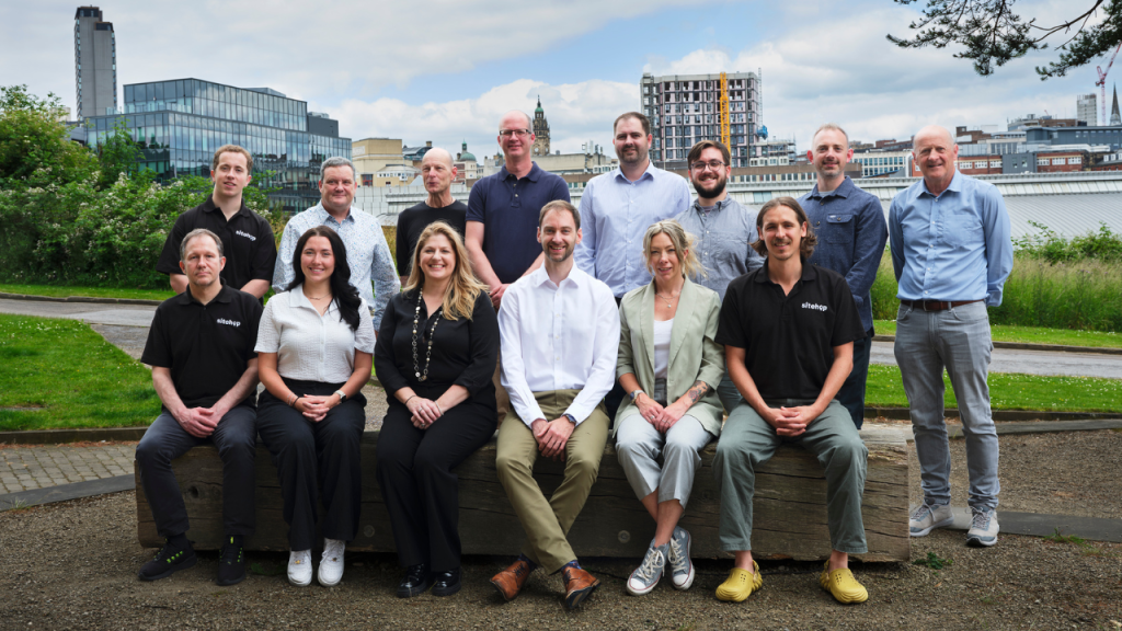 Sitehop team photo following £5m Seed round co-led by Amadeus Capital Partners.