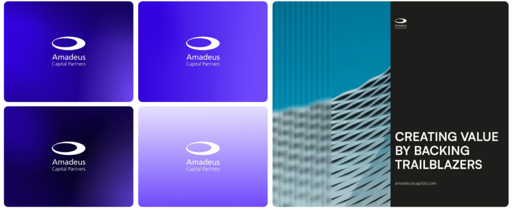 The new visual identity of Amadeus Capital Partners.